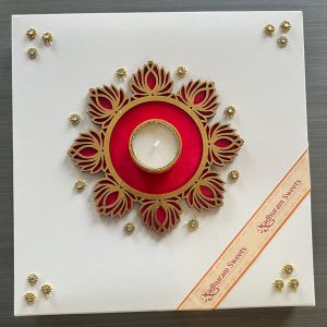 Decorated Diya Gift Box