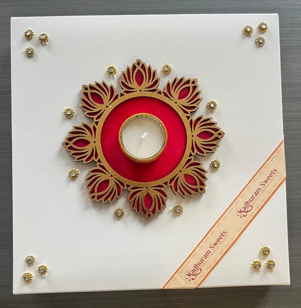Decorated Diya Gift Box