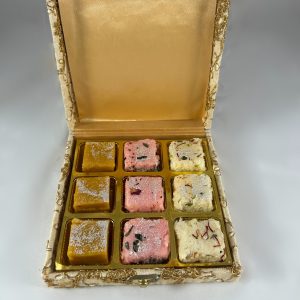 White Brocade Gift Box